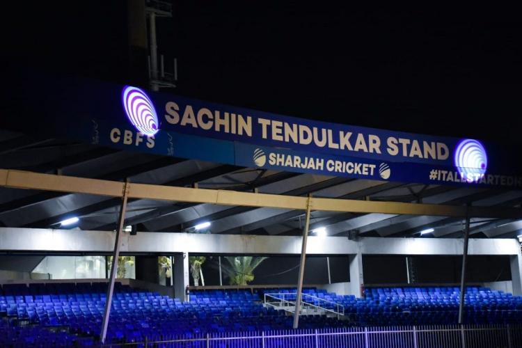 Sharjah Stadium renames stand after Sachin Tendulkar
