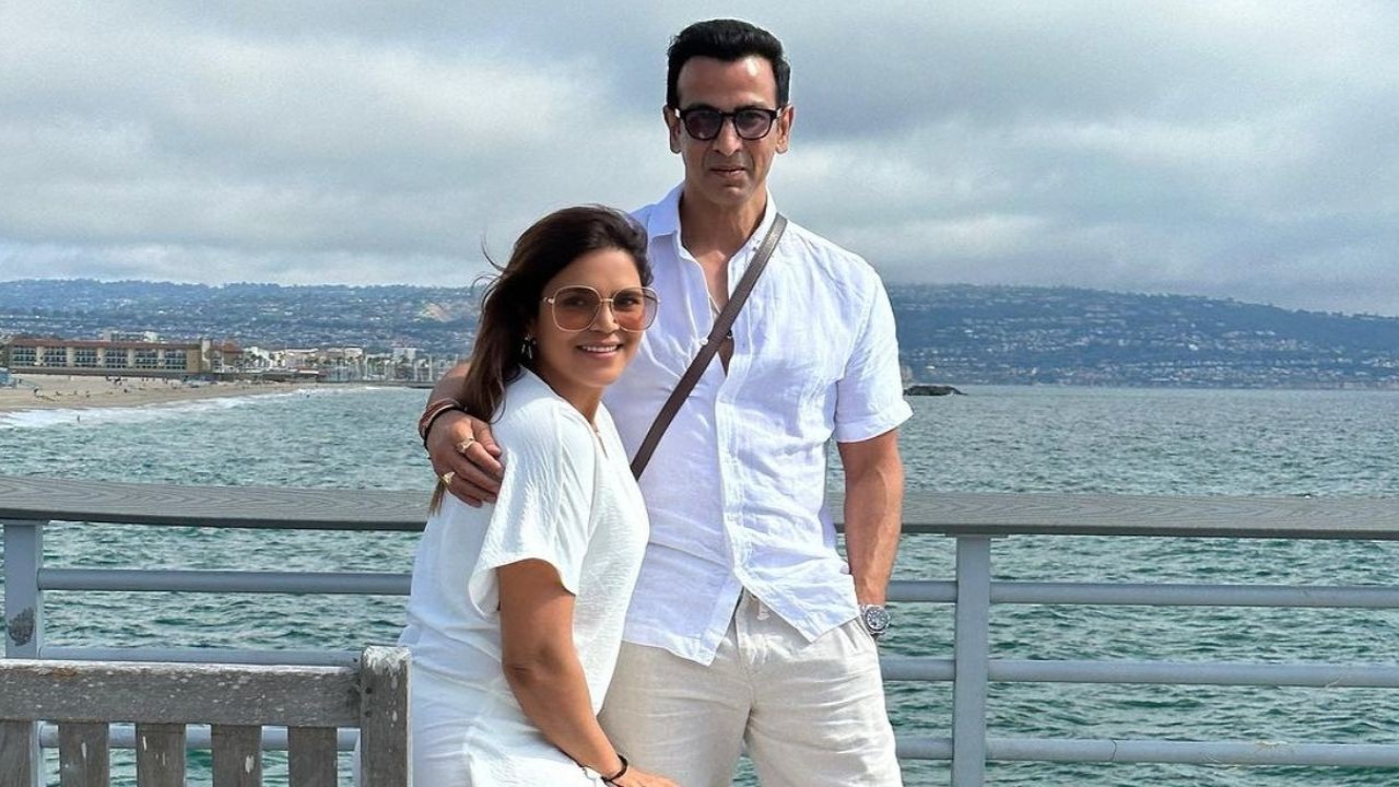 Ronit Roy renews wedding vows with wife Neelam Bose Roy