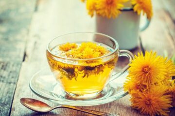 Consuming dandelion tea in the morning might aid in calorie reduction