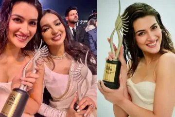 Kanika Dhillon and Kriti Sanon Celebrate Big Wins for ‘Do Patti’ at IIFA 2025