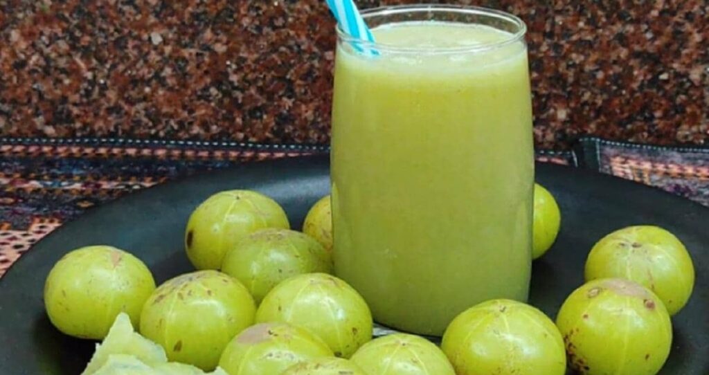 Amla juice is a thoughtful food choice for healthy skin hair
